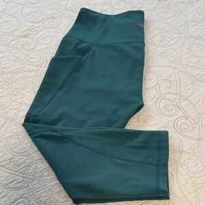 Teal Capri Leggings
